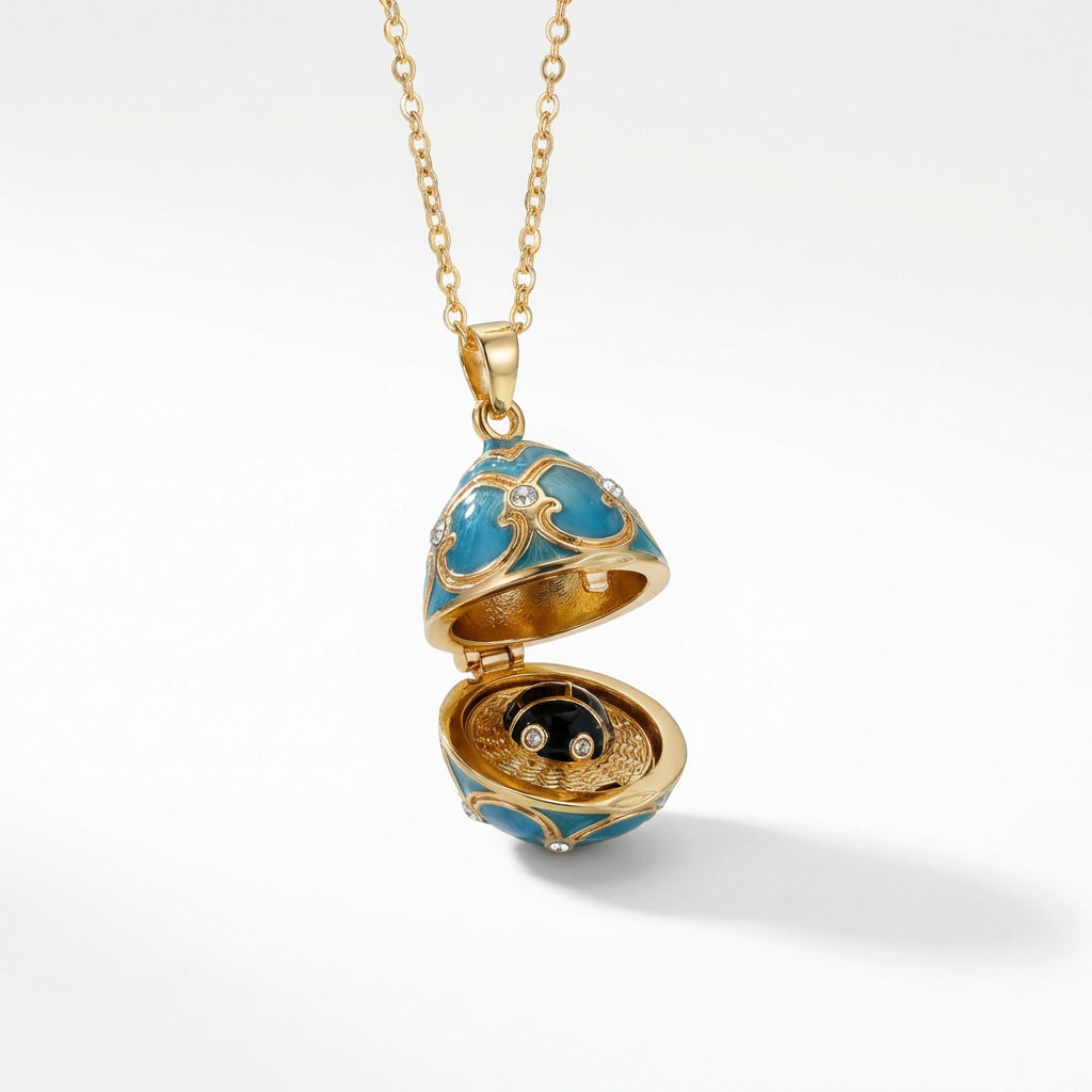 Hidden Treasure Surprise Egg Necklace