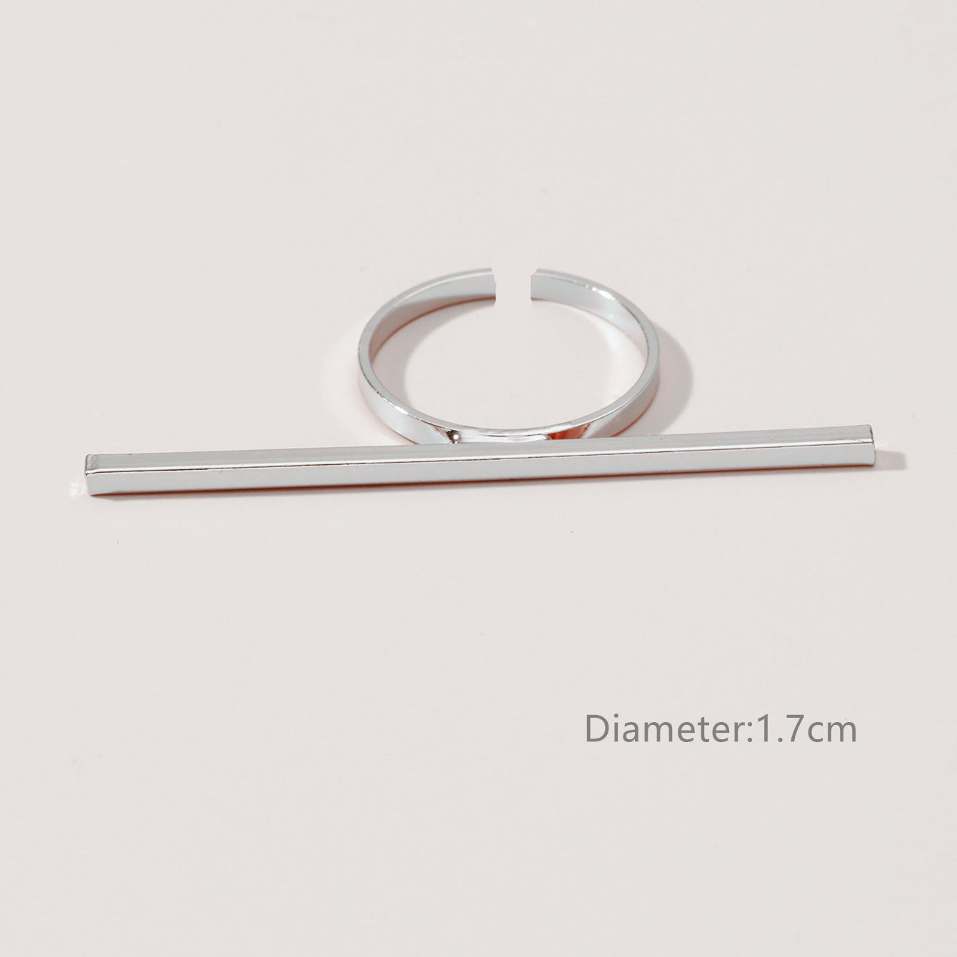 Chunky Vertical Bar Statement Ring