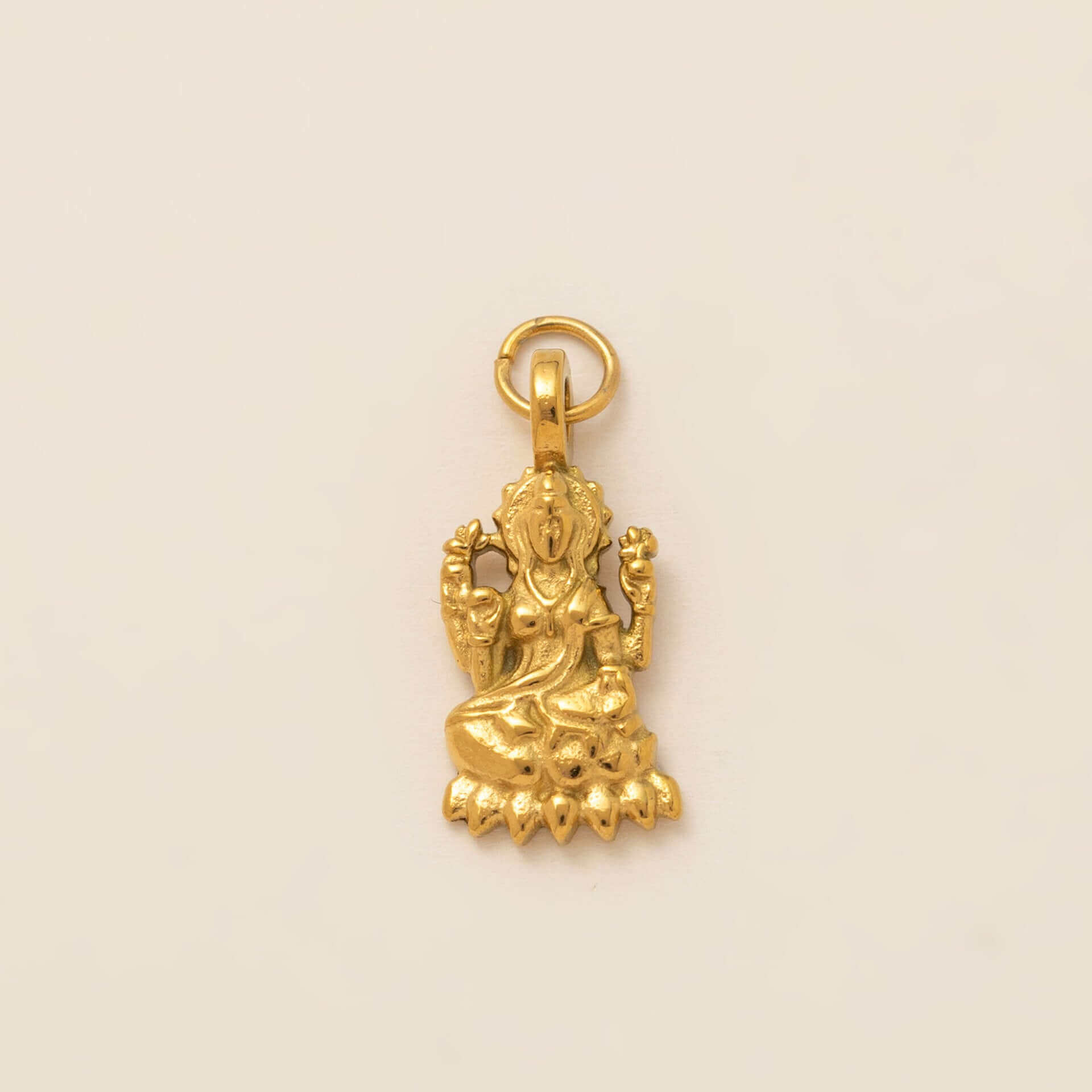 Ganesha Lotus Pendant Elephant Spiritual Necklace | JX402