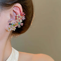 Summer Flower Bloom Ear Clip Earring