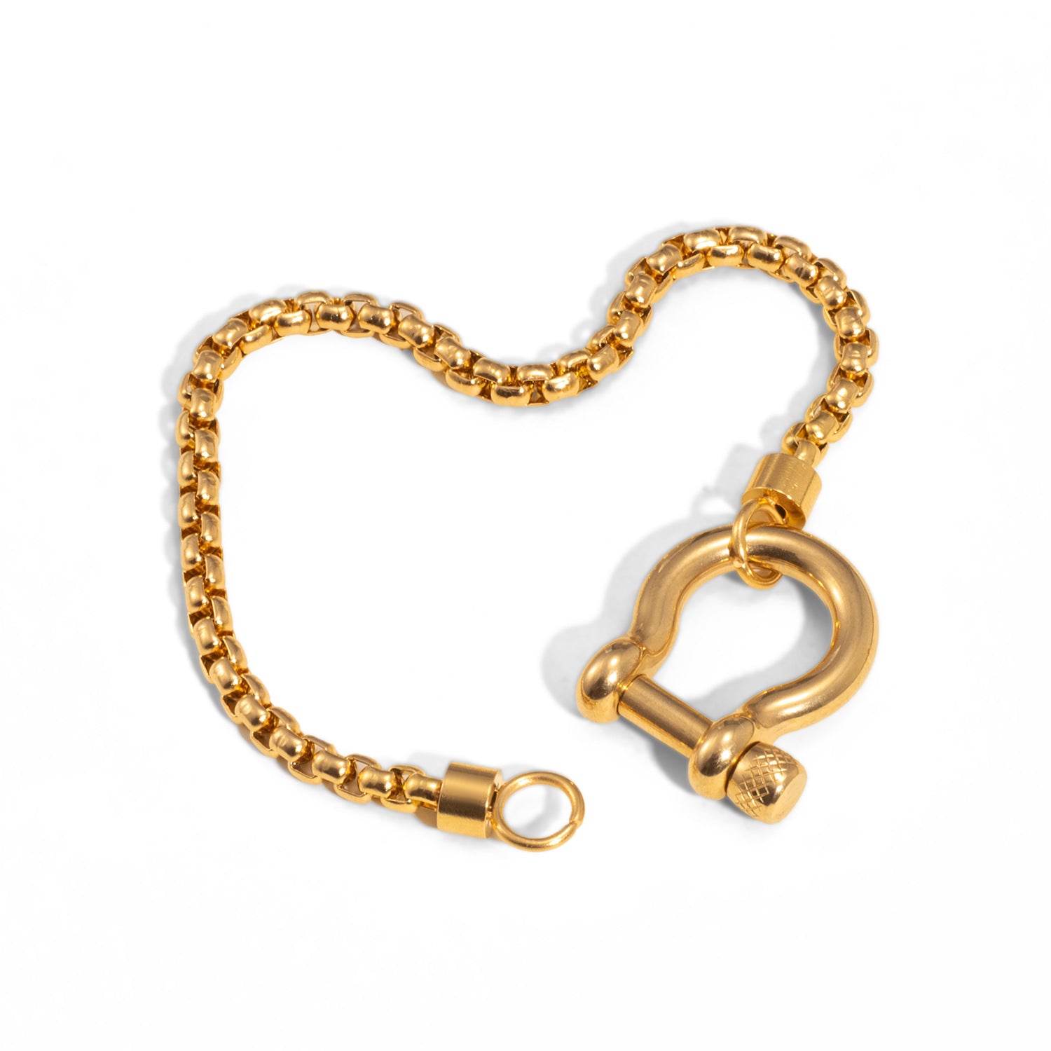 Horshoe Buckle Unisex Chain Bracelet