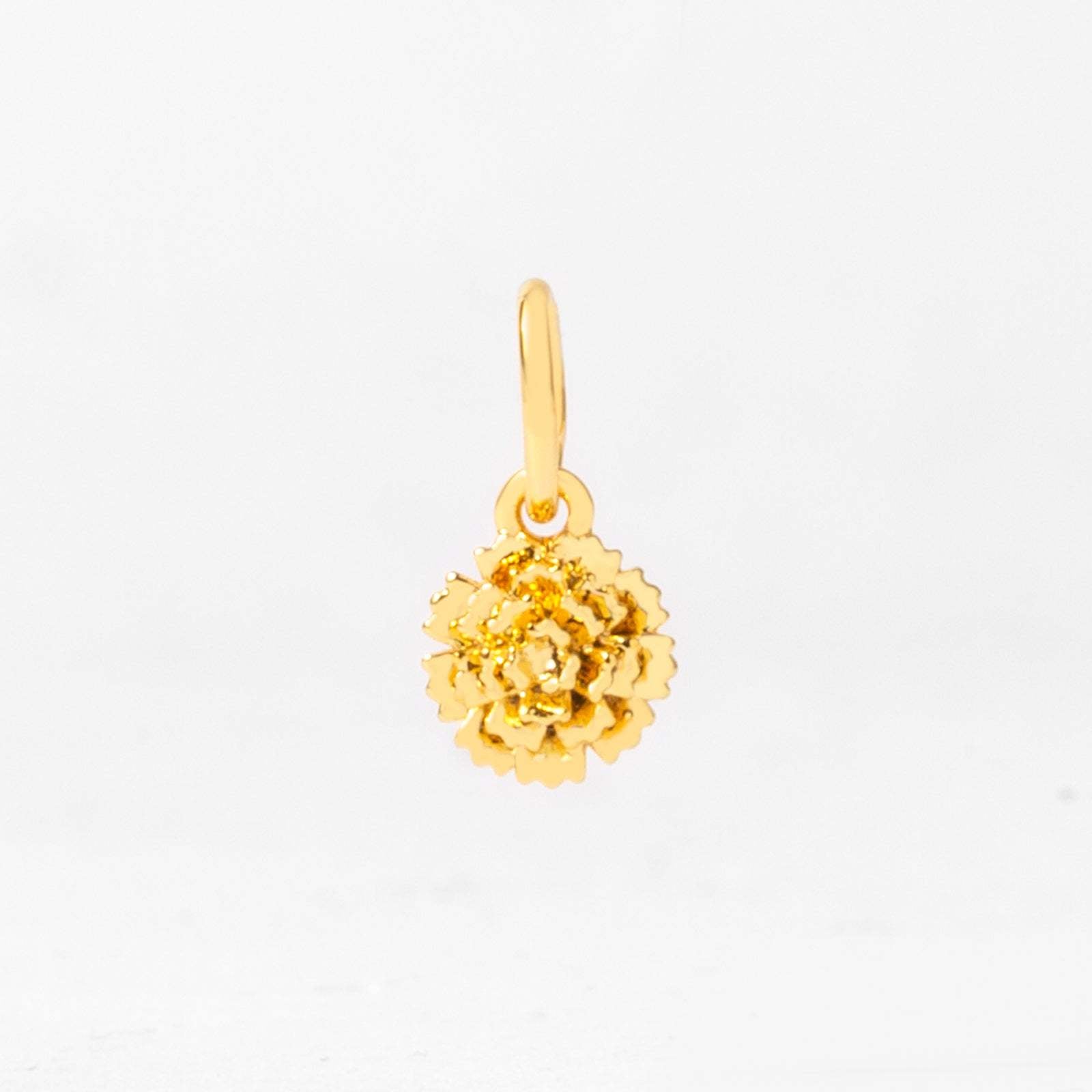 18k Gold Birth Flower Charm & Pendant