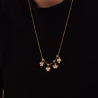 CreatIve Tree of Life Bear Paw Charm Necklace