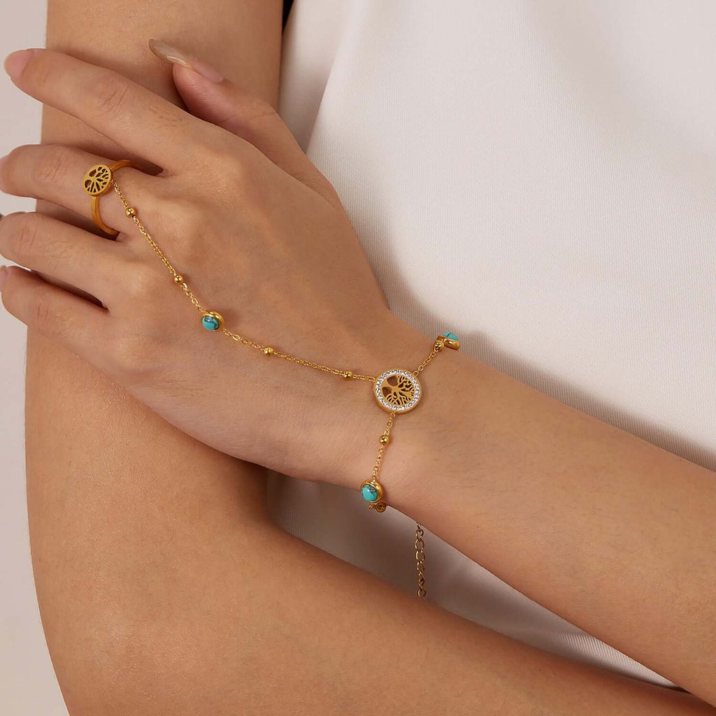 Tree of Life Slave Ring Bracelet