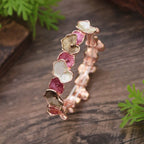 Y2K Two Tone Cat Split Index Ring