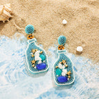 Boho Colorful Bead Summer Earring Marine Earrings