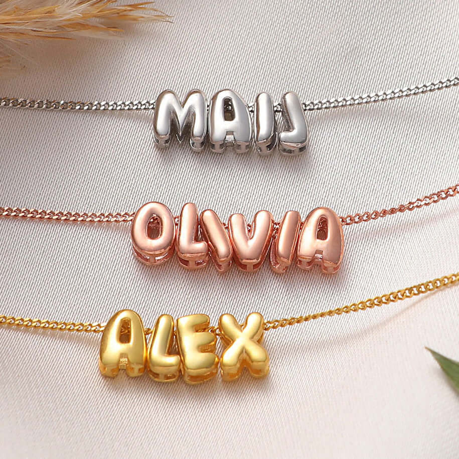 DIY Custom Name Initial Necklace