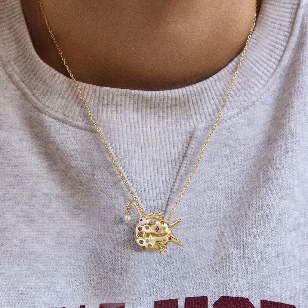 Ocean Marine Animal Pearl Necklace