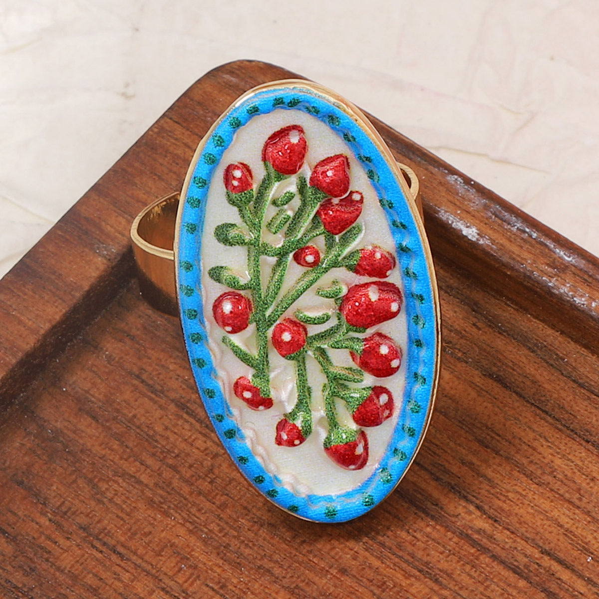 Spring Garden Flower Bloom Ring