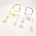 Blooming Flower Wrap Around Necklace