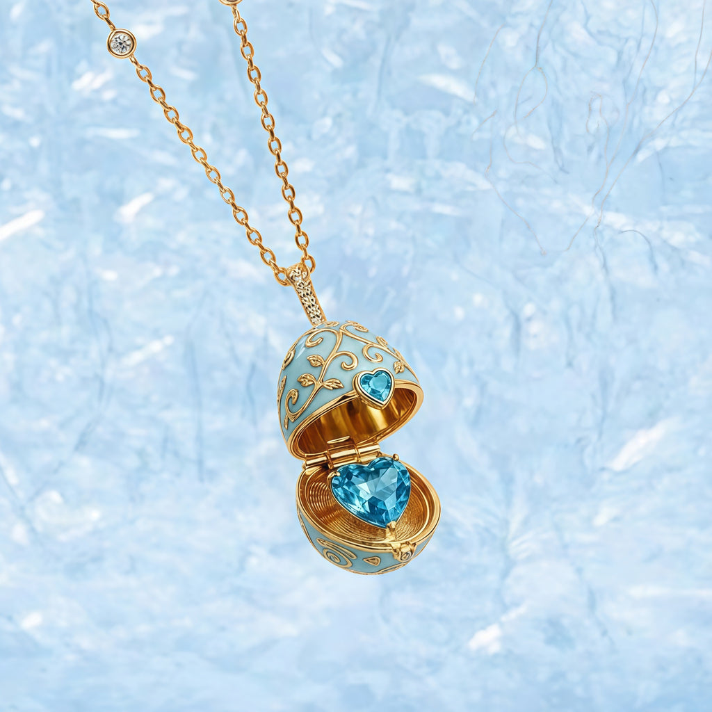 Hidden Treasure Surprise Egg Necklace