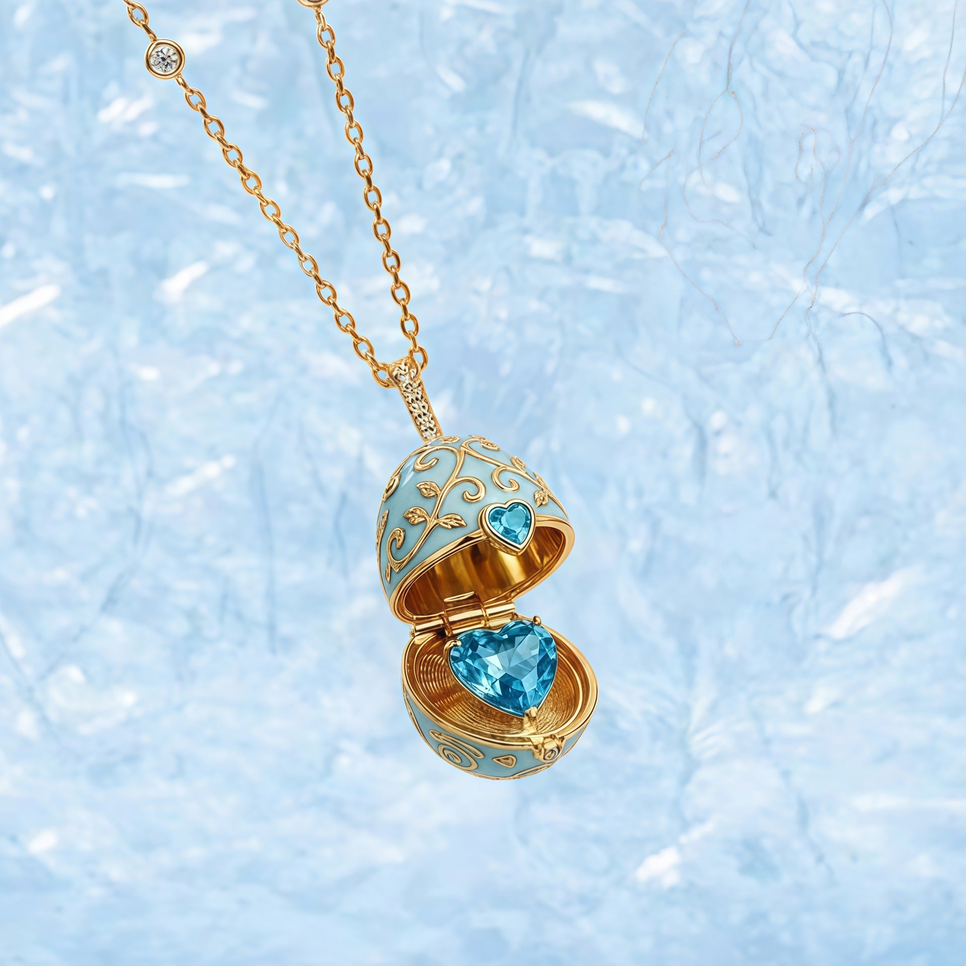 Hidden Treasure Surprise Egg Necklace