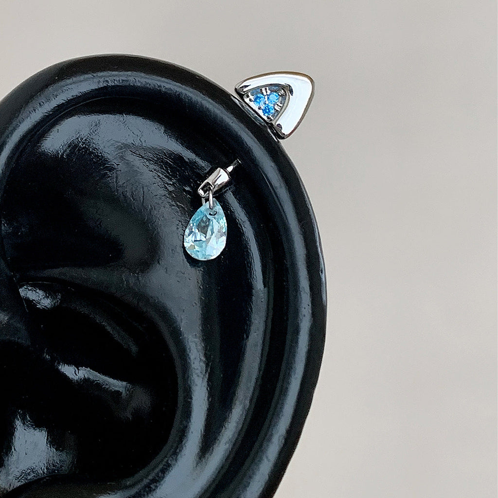 Kitty Ear Forward Helix Ear Piercing