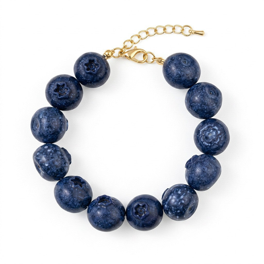 Juicy Orchard Fruit Beaded Bracelet