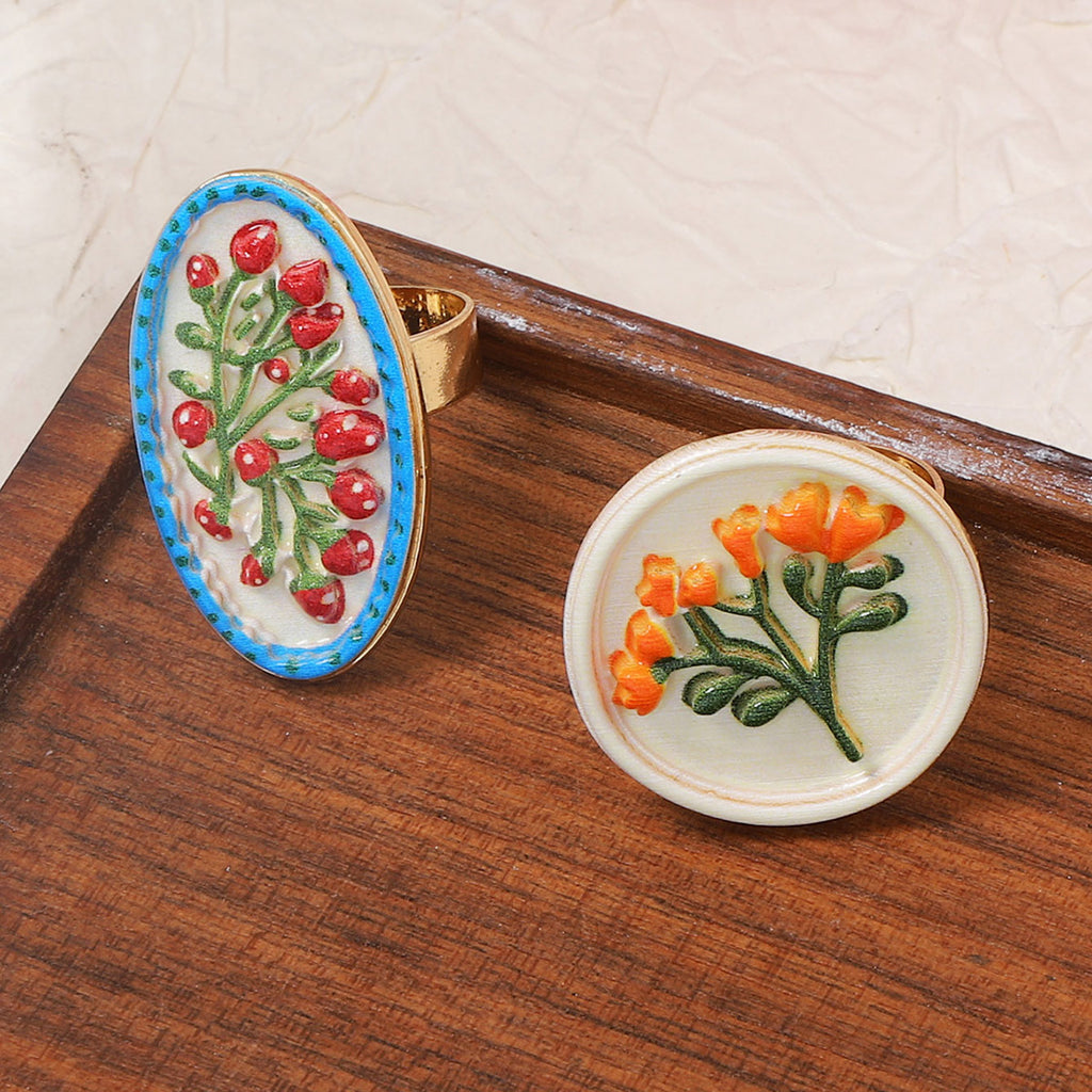 Spring Garden Flower Bloom Ring