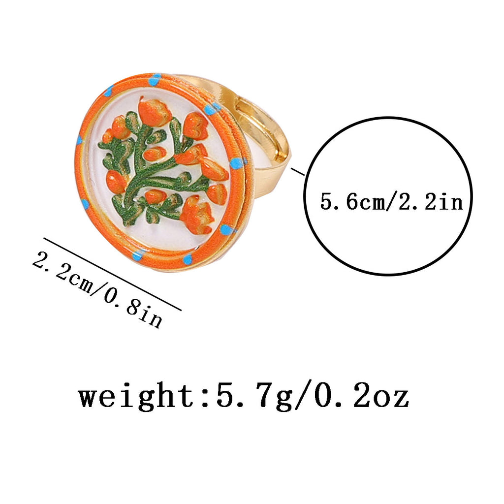Spring Garden Flower Bloom Ring