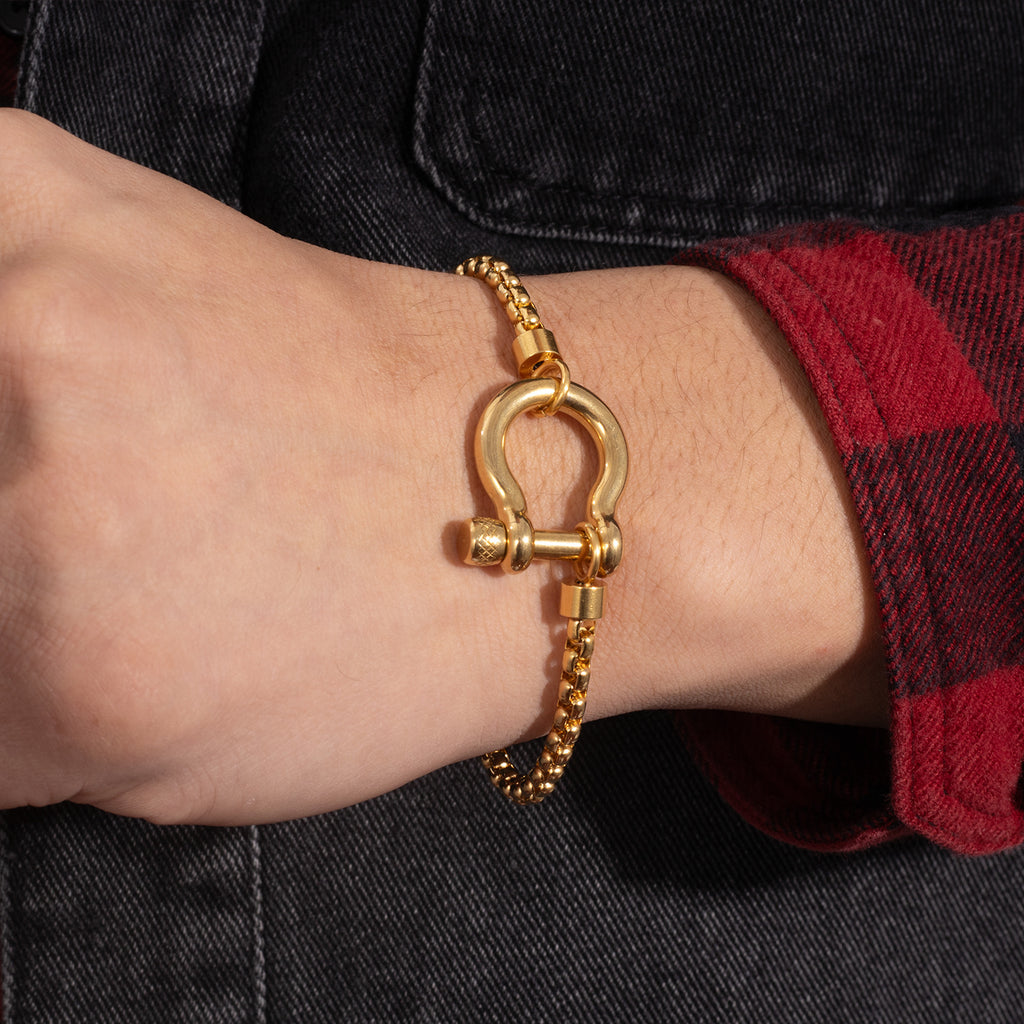 Horshoe Buckle Unisex Chain Bracelet