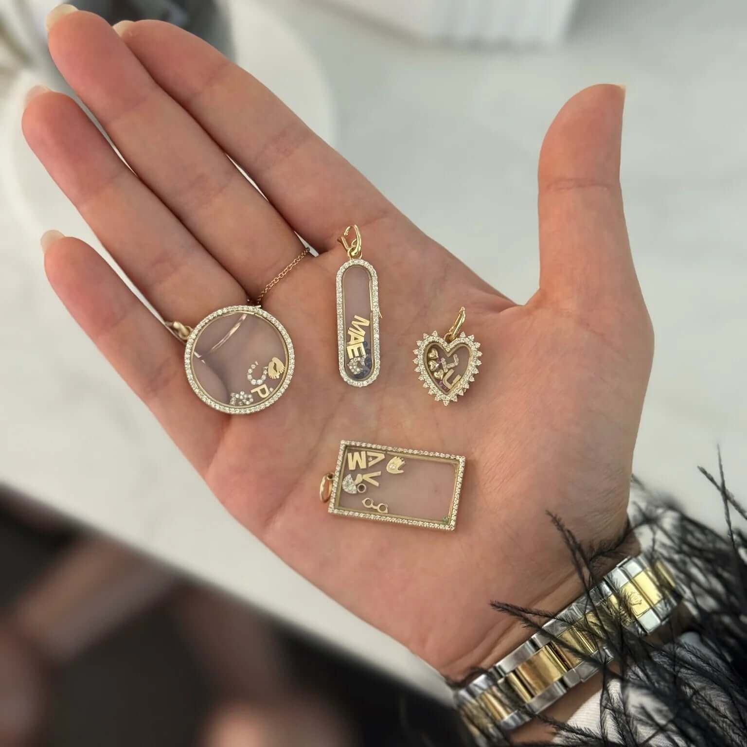 DIY Heart Locket Necklace Charm