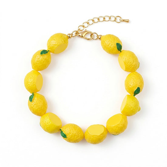 Juicy Orchard Fruit Beaded Bracelet