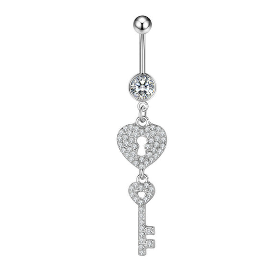 belly rings, belly piercing, belly button piercing, belly button rings, heart belly rings, key belly rings