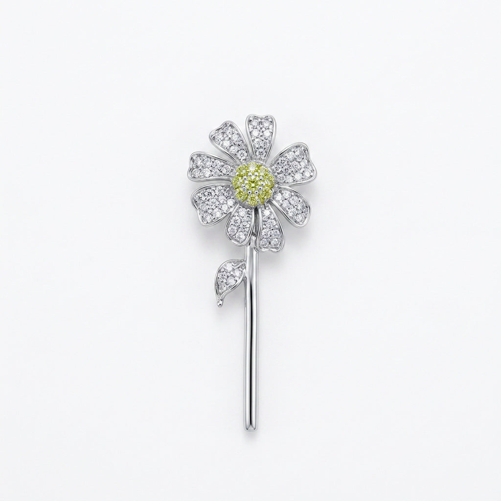 Secret Garden Flower Basket Necklace