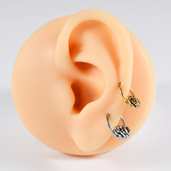 Phantom Skull 16G Septum Clicker Piercing Ring