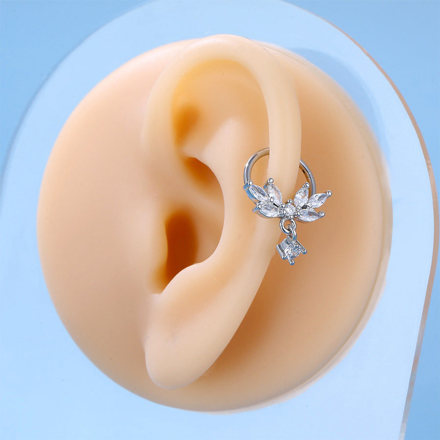 16G Tassel Marquise Hinged Segment Ring