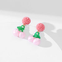 Acrylic Kiwi Fruits Earrings