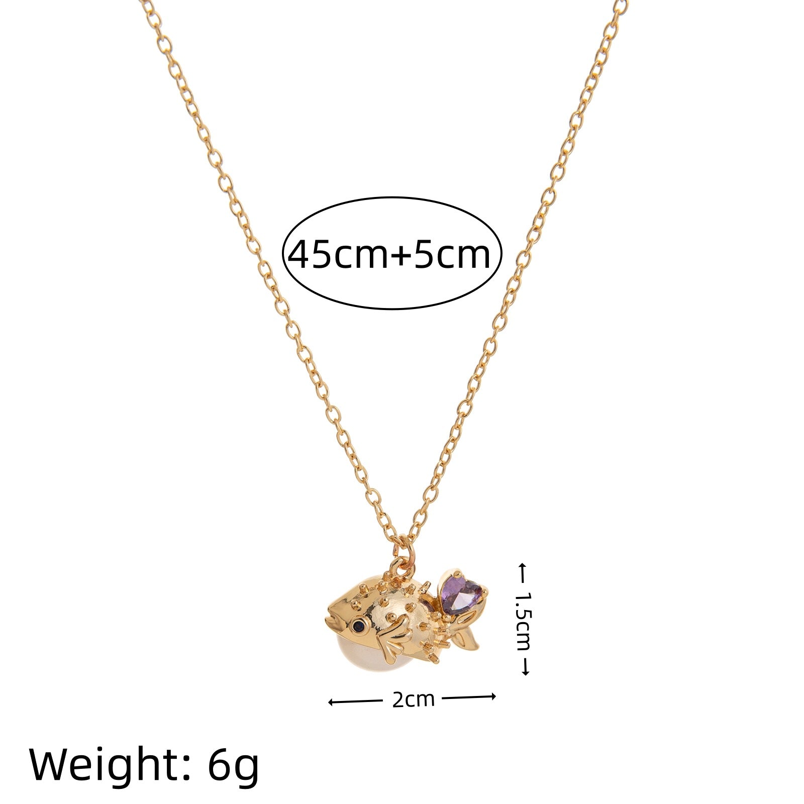 Ocean Marine Animal Pearl Necklace