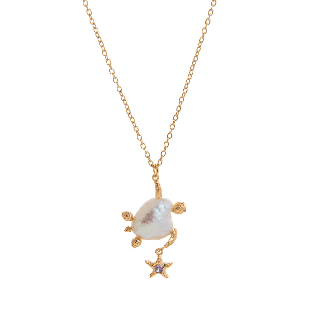 Ocean Marine Animal Pearl Necklace