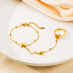 Butterfly Slave Ring Bracelet