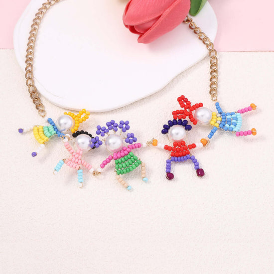 Toddles Seed Bead Holiday Choker