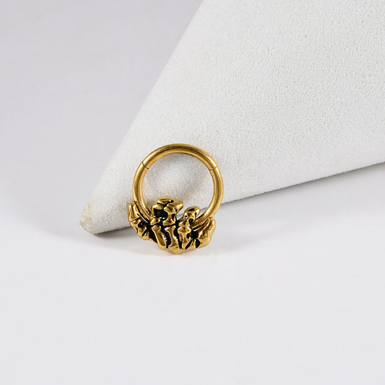 Phantom Skull 16G Septum Clicker Piercing Ring