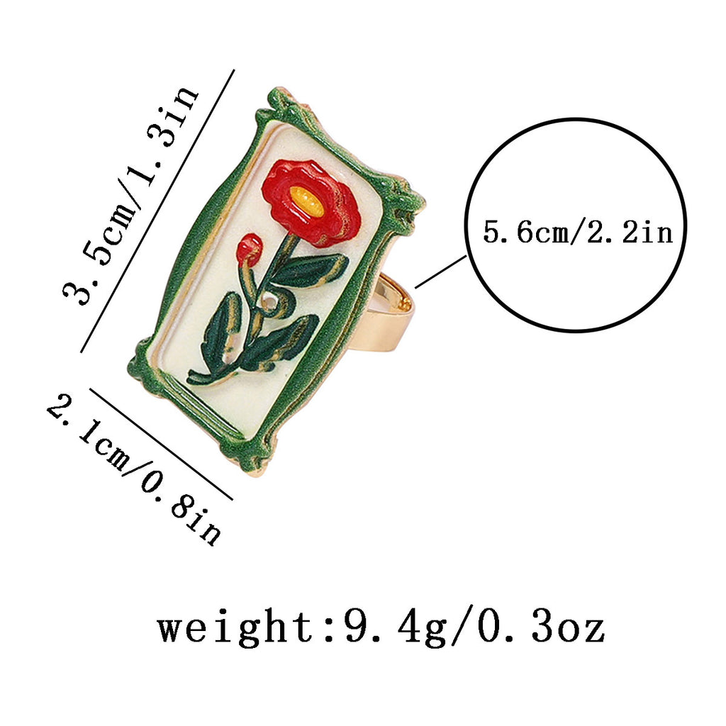 Spring Garden Flower Bloom Ring