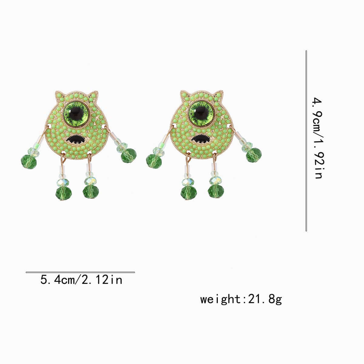 Creative Cartoon Eye Anime Earrings