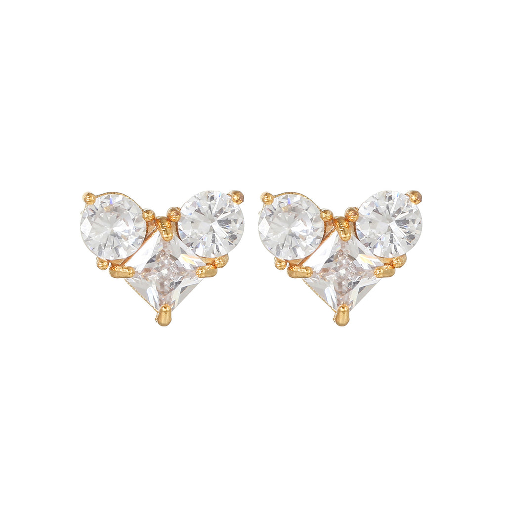 20G Pink Sweet Heart Forward Helix Conch Earrings