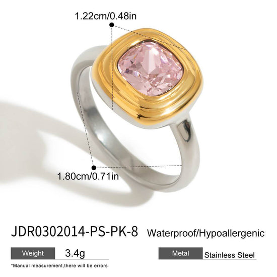 2 Tone Channel Retro Ring