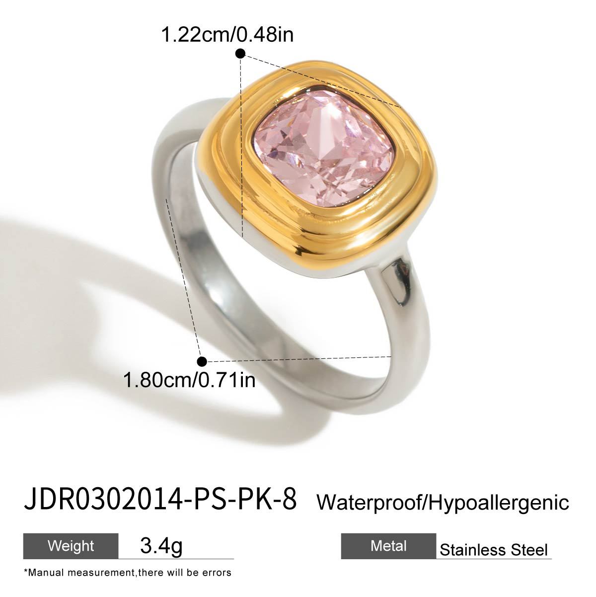 2 Tone Channel Retro Ring