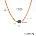 Freshwater Pearl Gold Chain Necklace