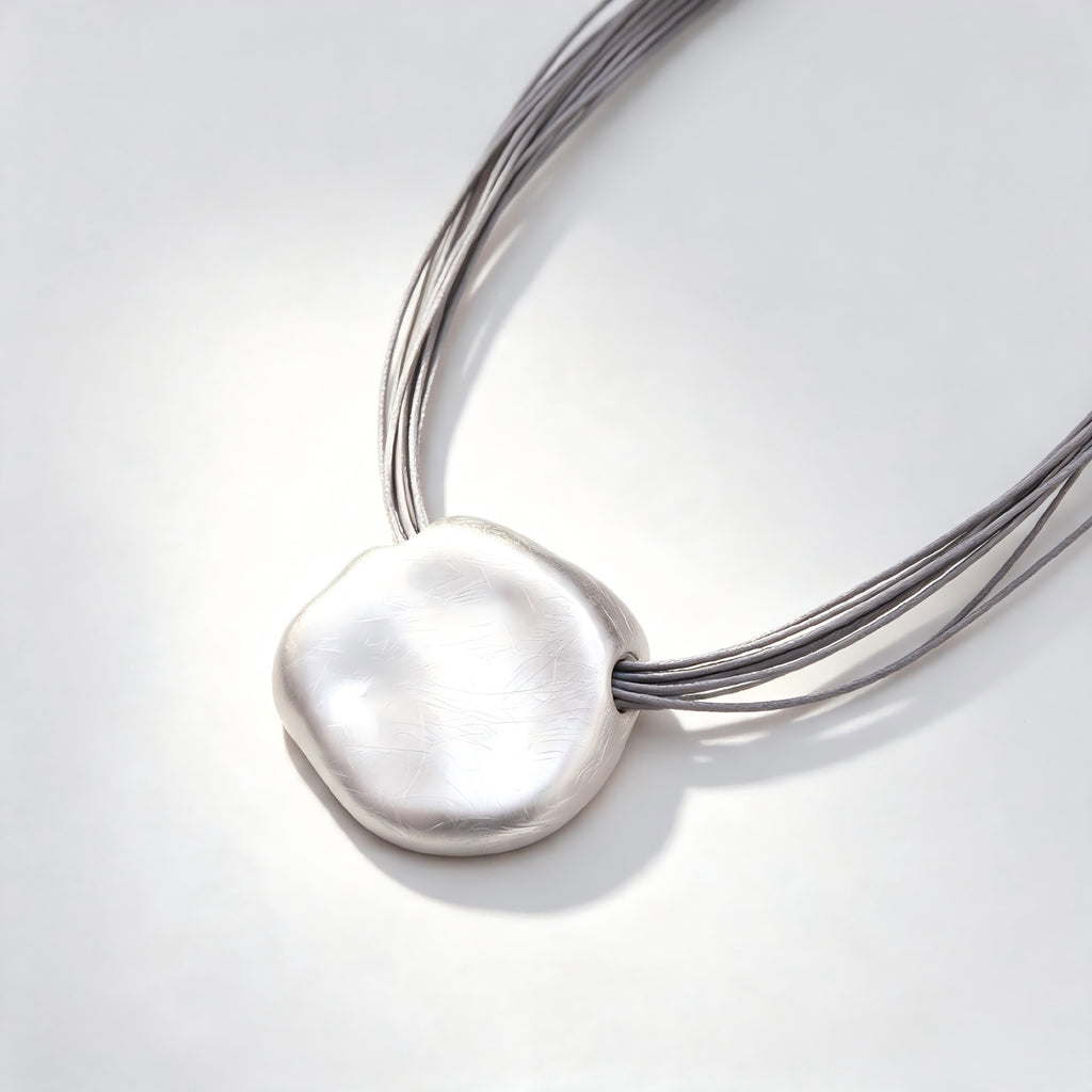 Modern Muse Irregular Pendant Magnetic Necklace