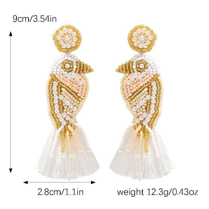 Boho Colorful Bead Summer Earring Marine Earrings