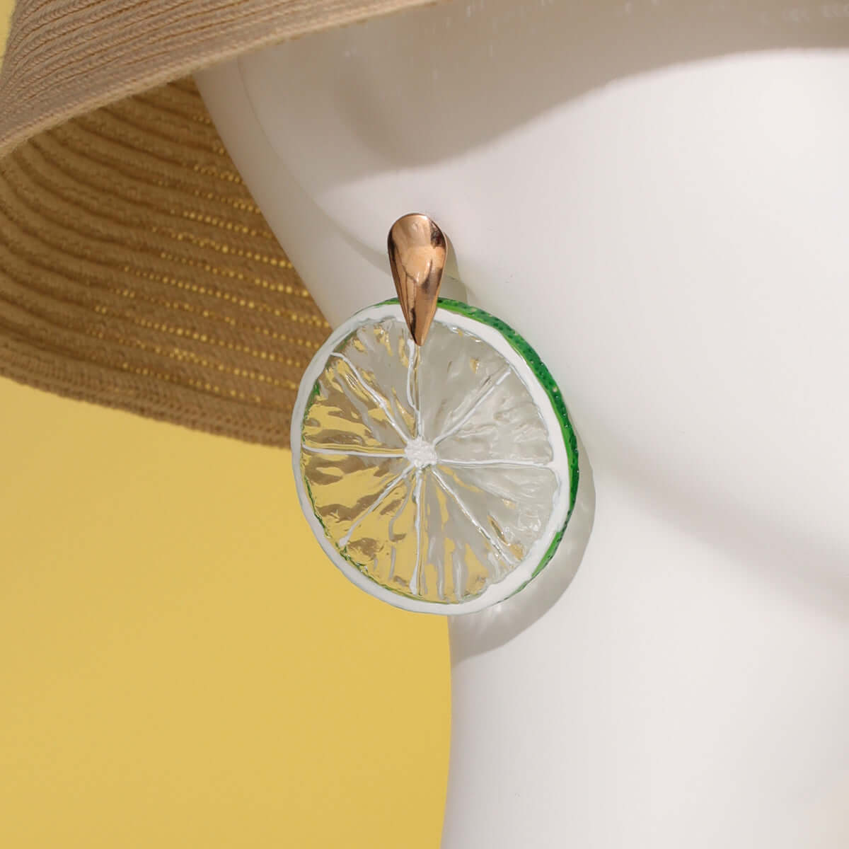 Acrylic Kiwi Fruits Earrings