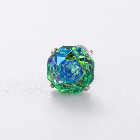 Aurora Rose-Cut CZ Flat Back Tragus Stud