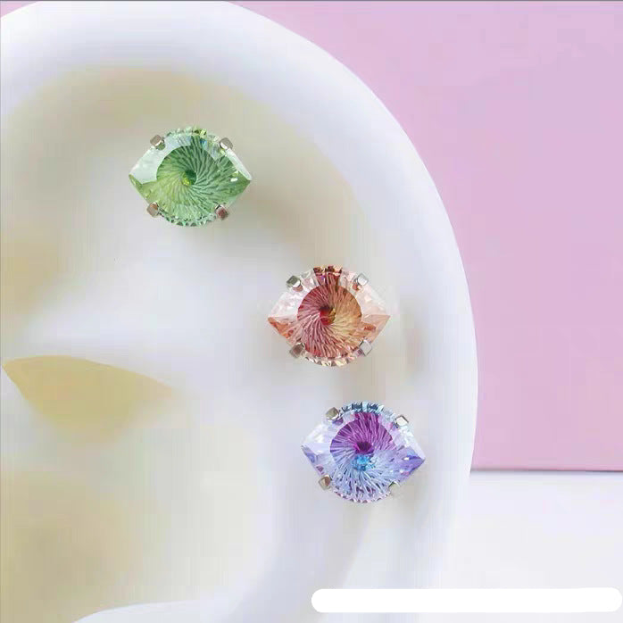 Evil Eye Sparkle Helix Tragus Stud