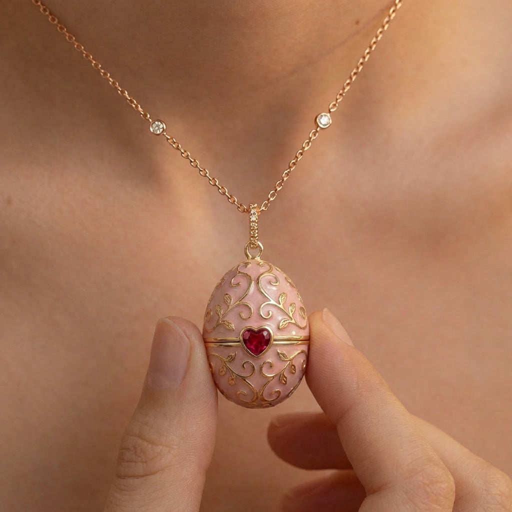 Hidden Treasure Surprise Egg Necklace