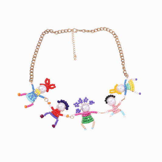 Toddles Seed Bead Holiday Choker