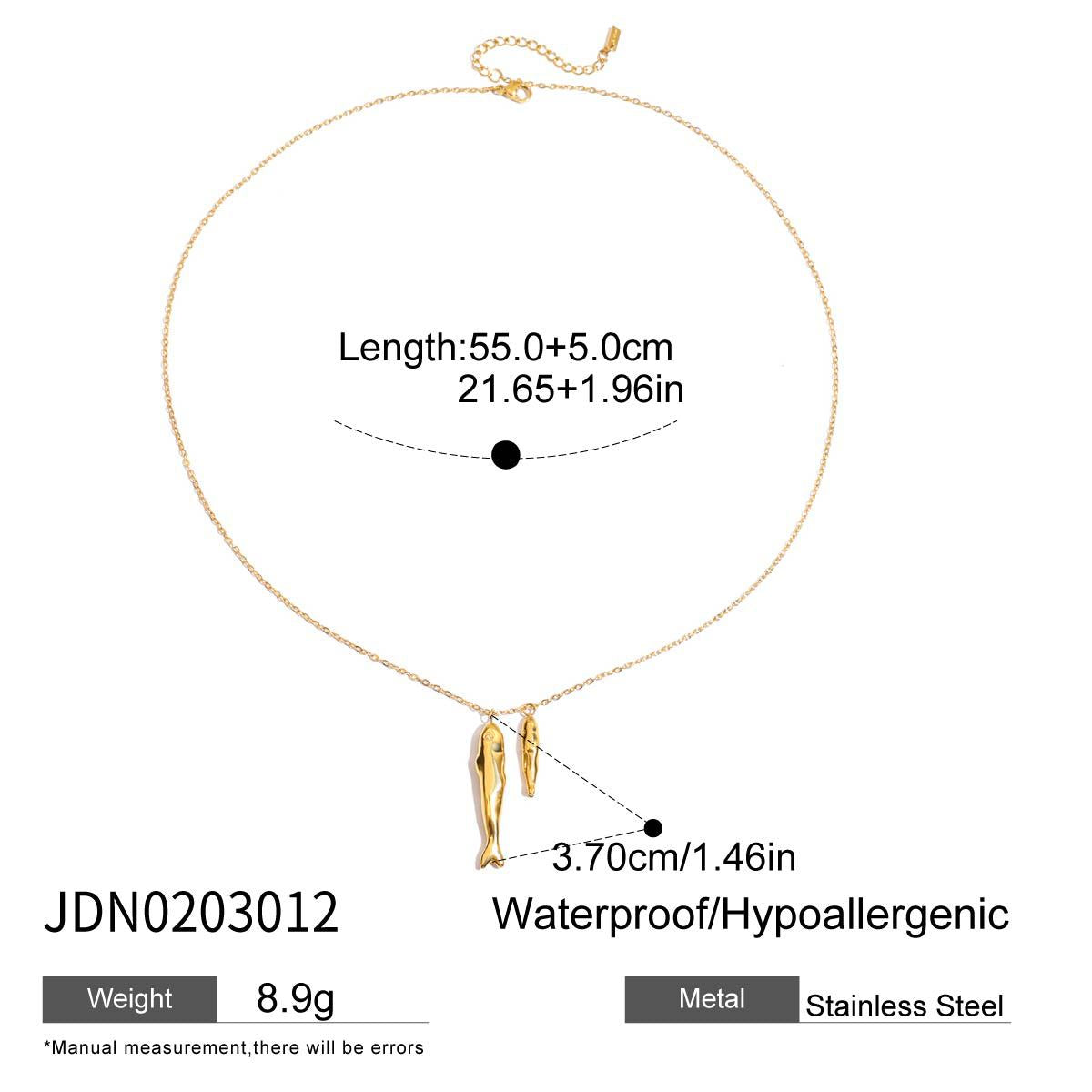 Y2K Fish Beaded Necklace