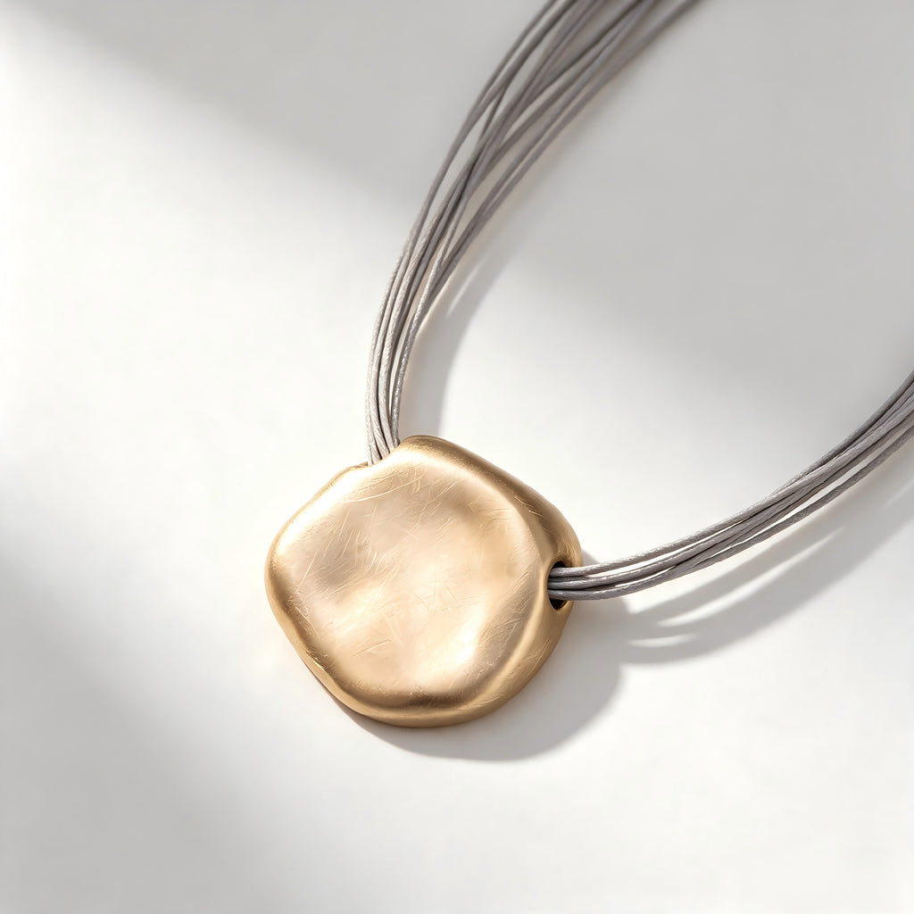 Modern Muse Irregular Pendant Magnetic Necklace