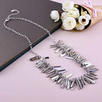 Chic Metallic Tassel Chain Necklace