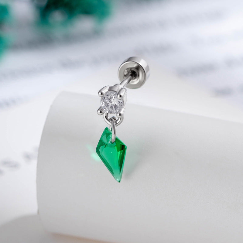 Aurora Prism Kite Drop Cartilage Stud